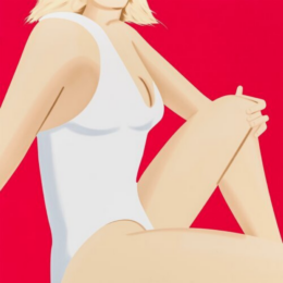 Coca Cola Girl 7 by Alex Katz at Maune Contemporary