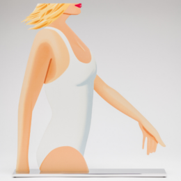 Coca Cola Girl (Cutout) by Alex Katz at Maune Contemporary
