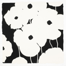 Eight Whites by Donald Sultan at Maune Contemporary