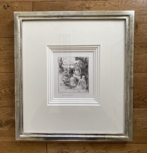 Group de paysans by Camille Pissarro at