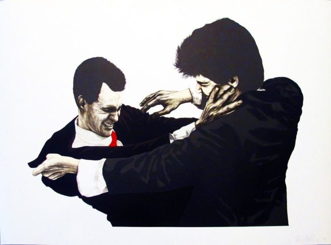 Frank and Glenn by Robert Longo