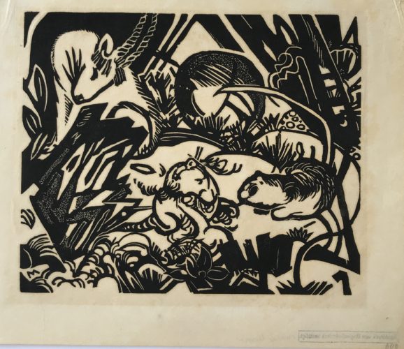 Tierlegende (Animal Legend) by Franz Marc