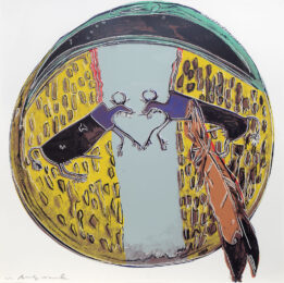 Plains Indian Shield by Andy Warhol at Sims Reed Gallery (IFPDA)