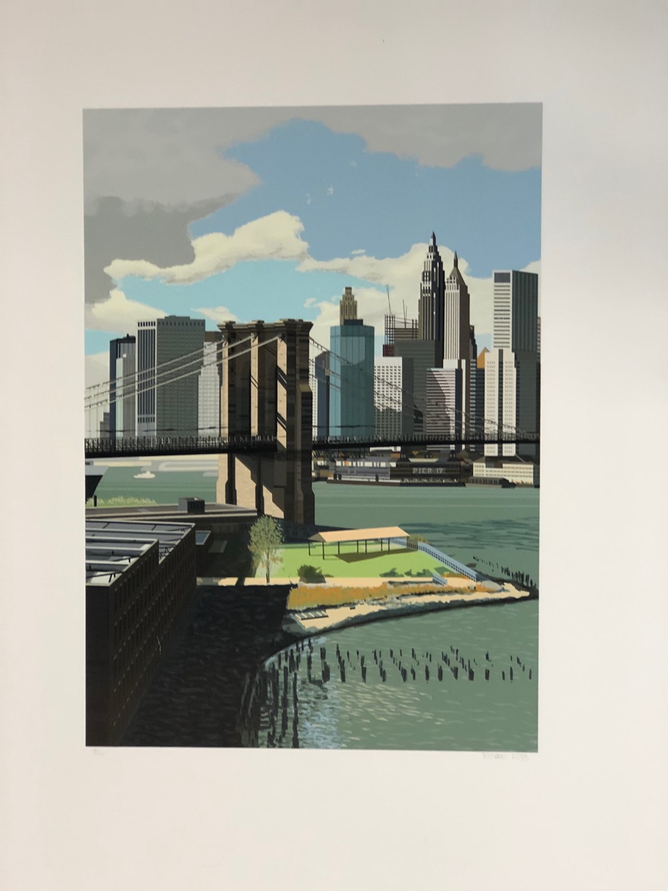 East River, New York by Richard Estes
