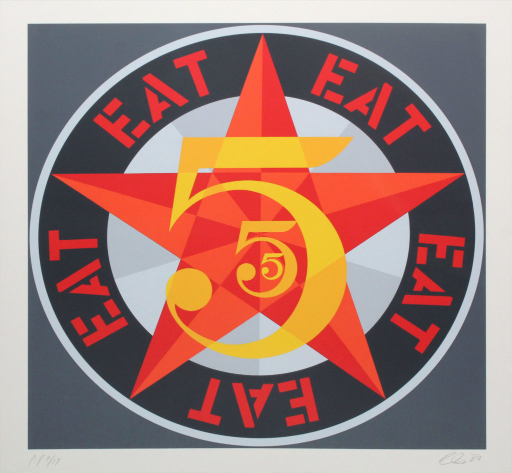 Eat (from The American dream No. 5) by Robert Indiana