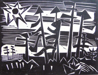 Russian Forest | Russisches Wald by Karl Schmidt-Rottluff at Gilden's Art Gallery