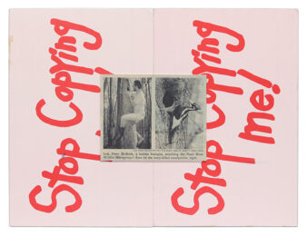 Stop Copying Me by Kay Rosen at Krakow Witkin Gallery