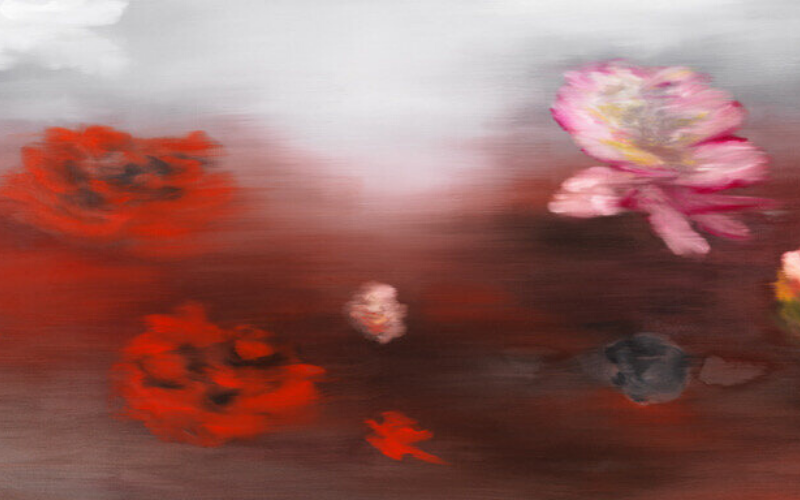 The Water Lilies (C.M.) by Ross Bleckner