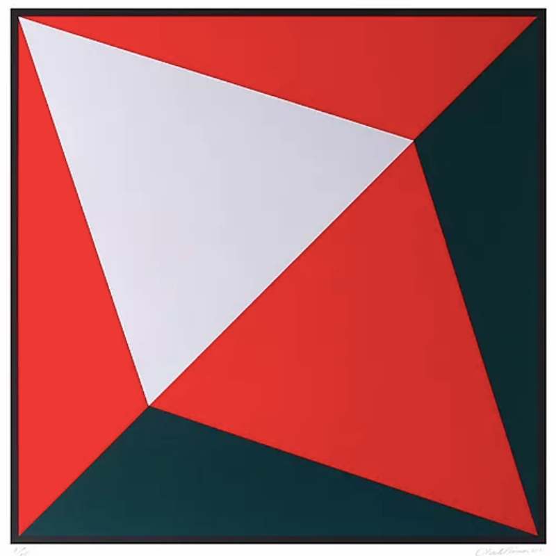Lavender Triangle by Charles Hinman