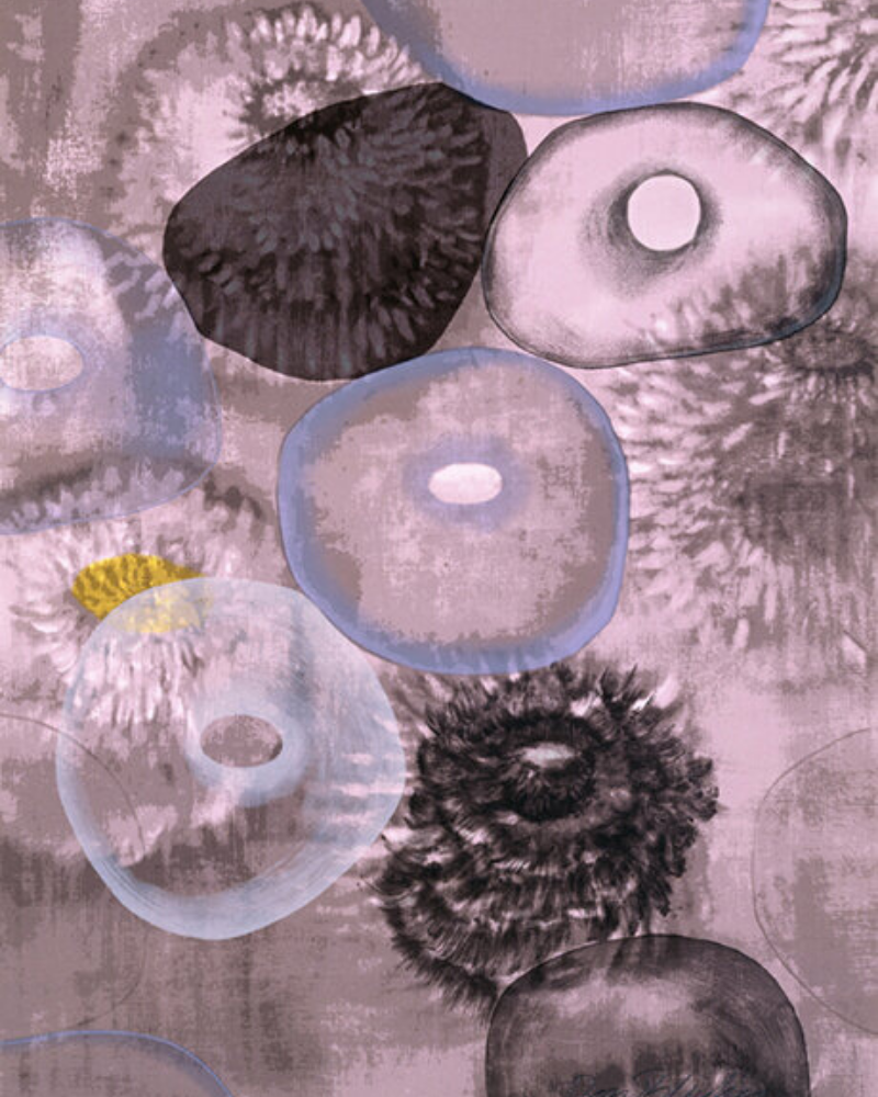 Happiness For Instance (2/3) by Ross Bleckner