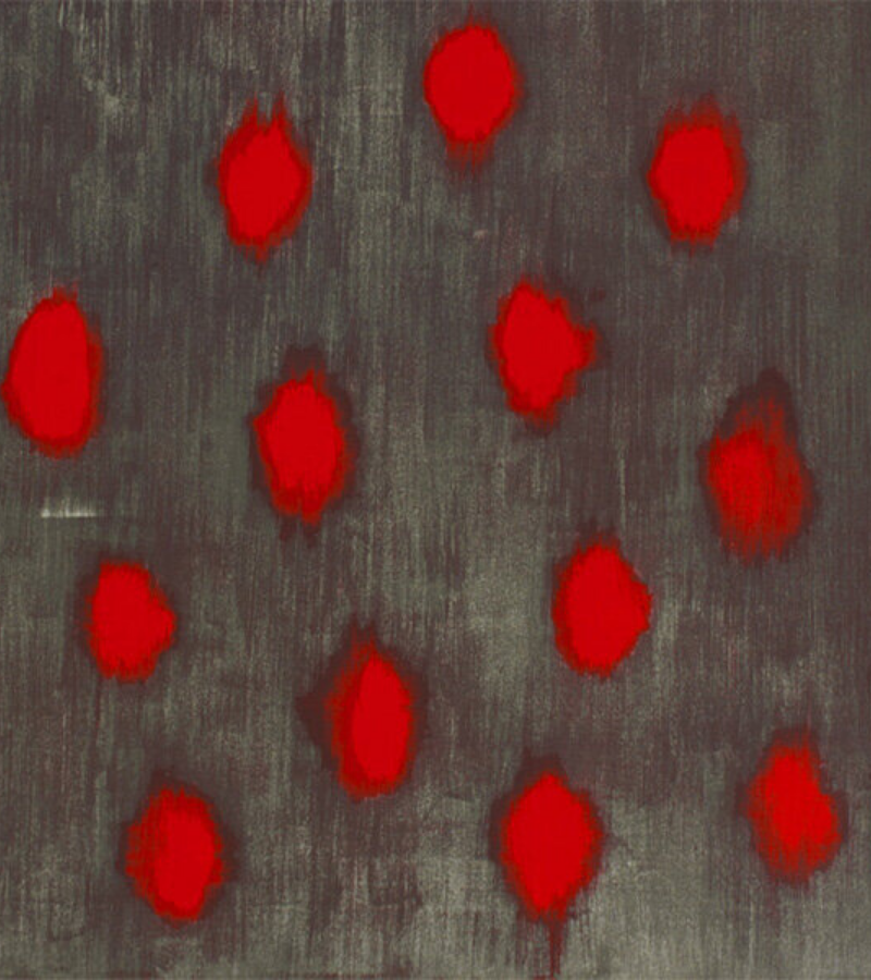 Throbbing Hearts (Small) by Ross Bleckner