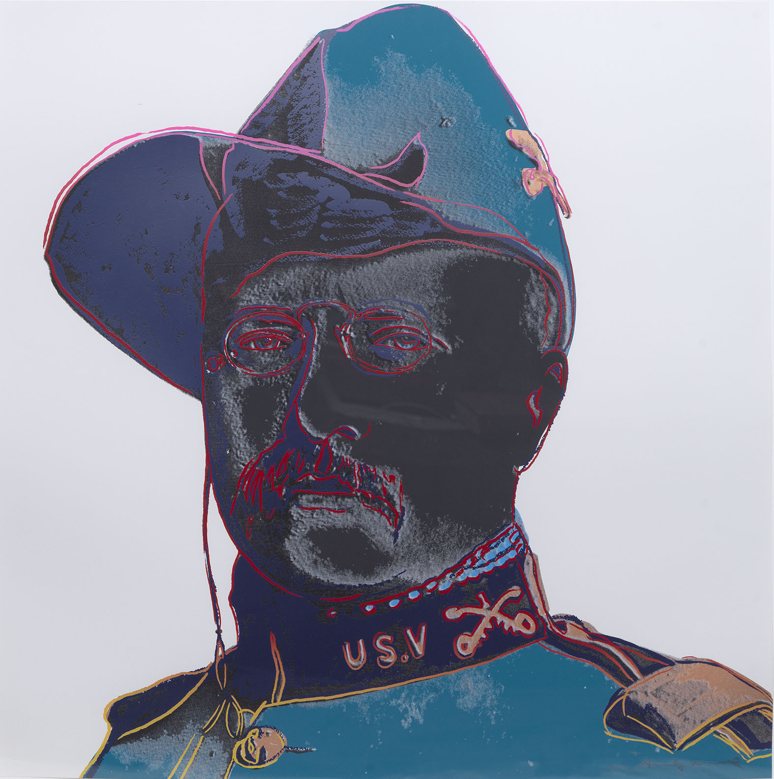 Teddy Roosevelt by Andy Warhol