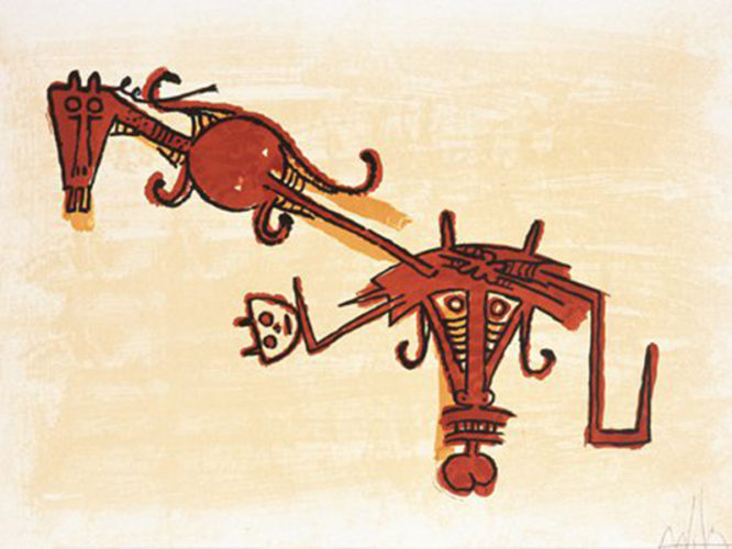 El Último Viaje Del Buque Fantasma 1 by Wifredo Lam