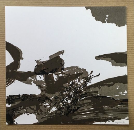 Screenprint 1973 by Zao Wou-ki