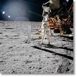 Apollo 11 – Solar Wind Composition Experiment by Buzz Aldrin at Taschen