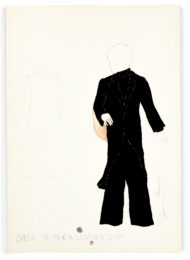 Basil in Black Leather Suit from “The Picture of Dorian Gray” by Jim Dine at Petersburg Press