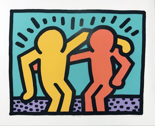 Best Buddies by Keith Haring