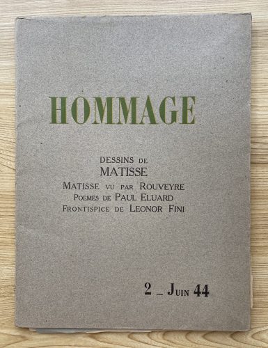 Hommage, Dessins de Matisse by Henri Matisse