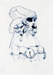 Bust by Claes Oldenburg at Petersburg Press
