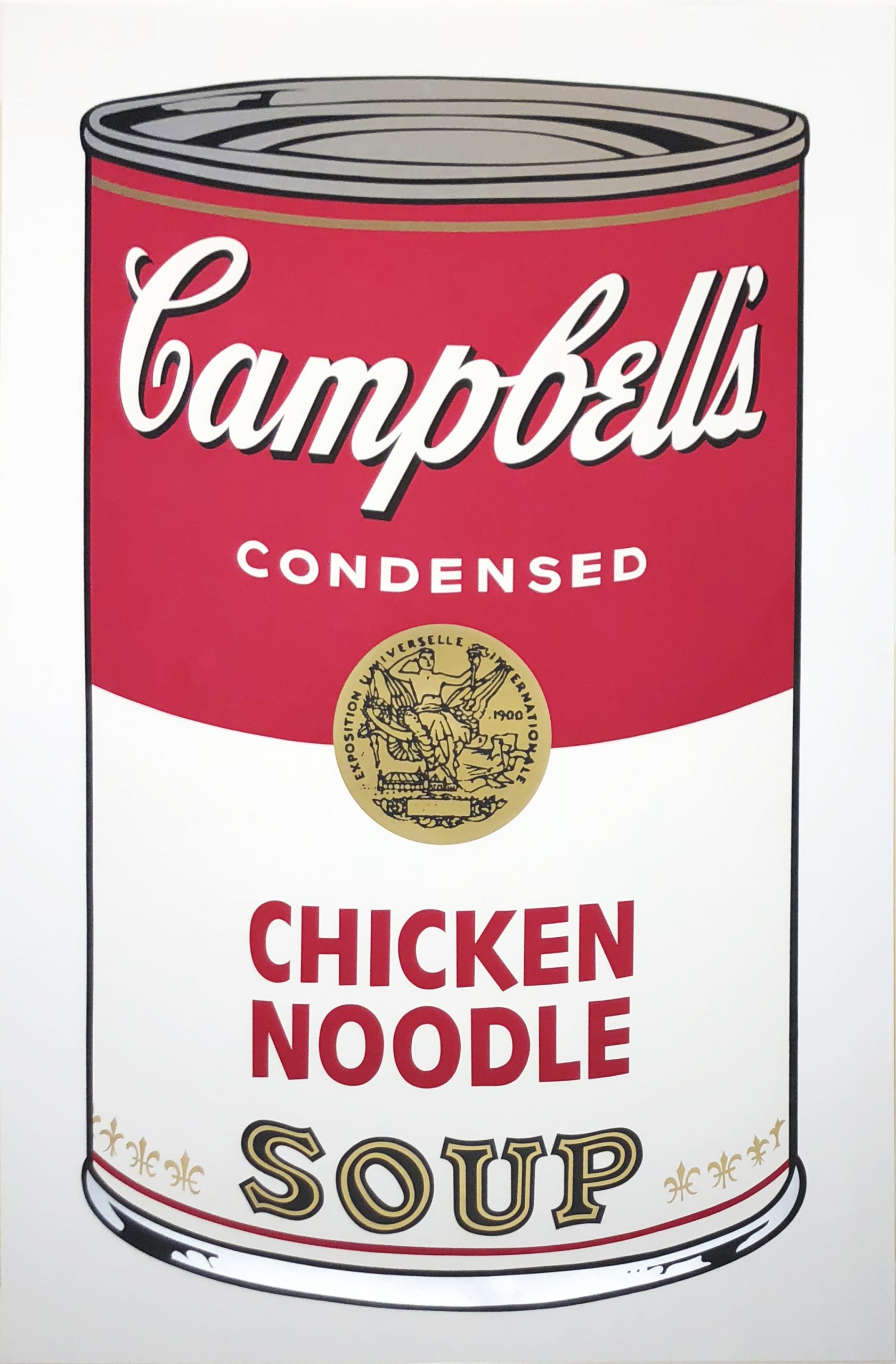 Campbell’s Soup I: Chicken Noodle by Andy Warhol