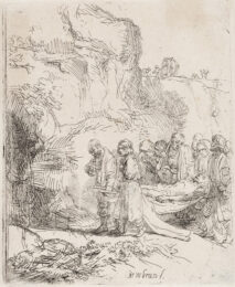 Christ Carried to the Tomb by Harmensz van Rijn Rembrandt at Christopher-Clark Fine Art