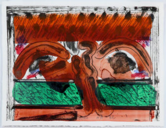DH in Hollywood by Howard Hodgkin at Petersburg Press