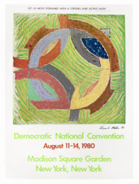 Democratic National Convention (Polar Co-ordinate IV) signed by Frank Stella at Petersburg Press
