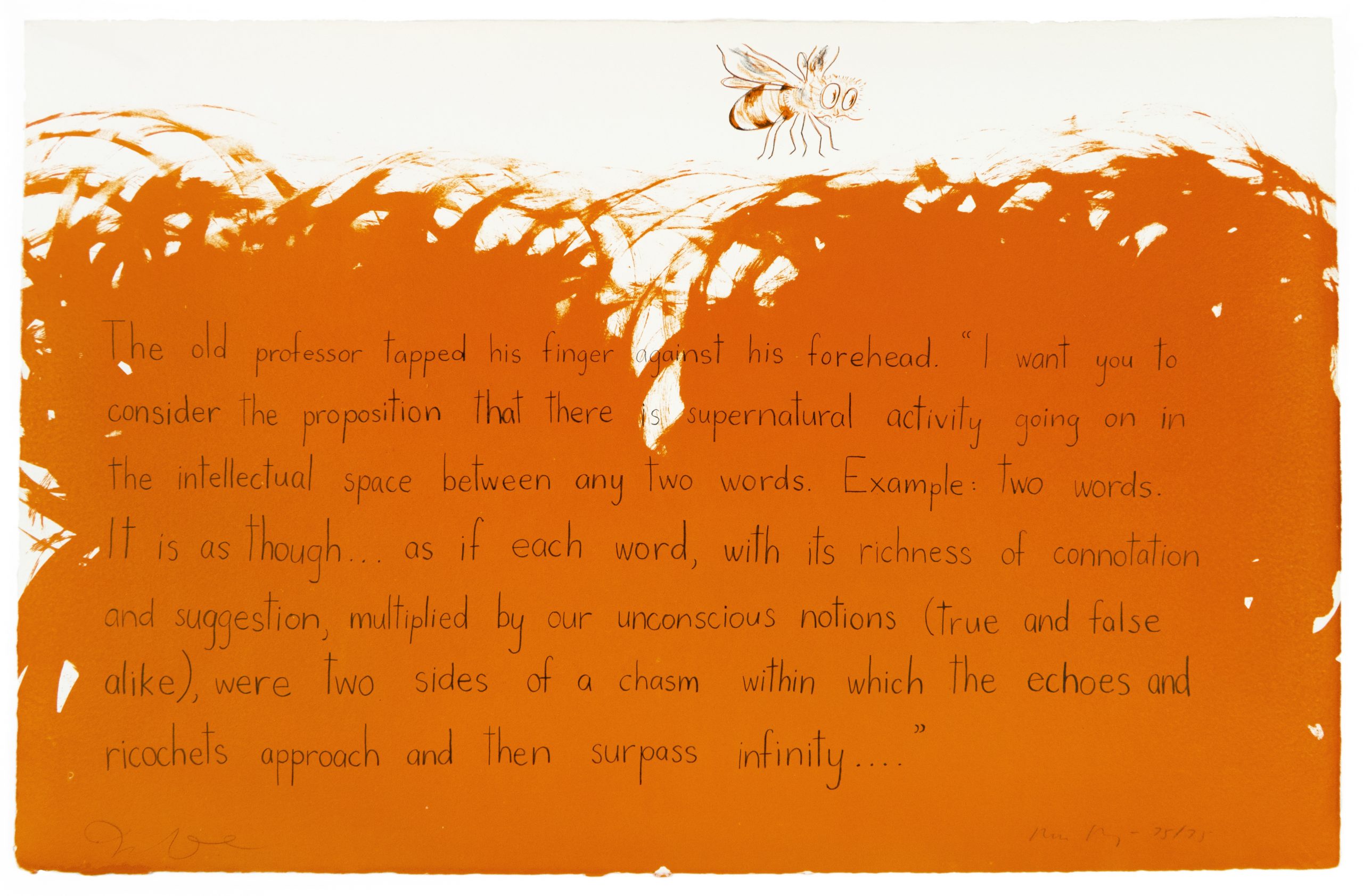 The Old Professor (from “Oo la la” portfolio) by Jim Dine