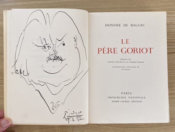 Le Pere Goriot by Pablo Picasso