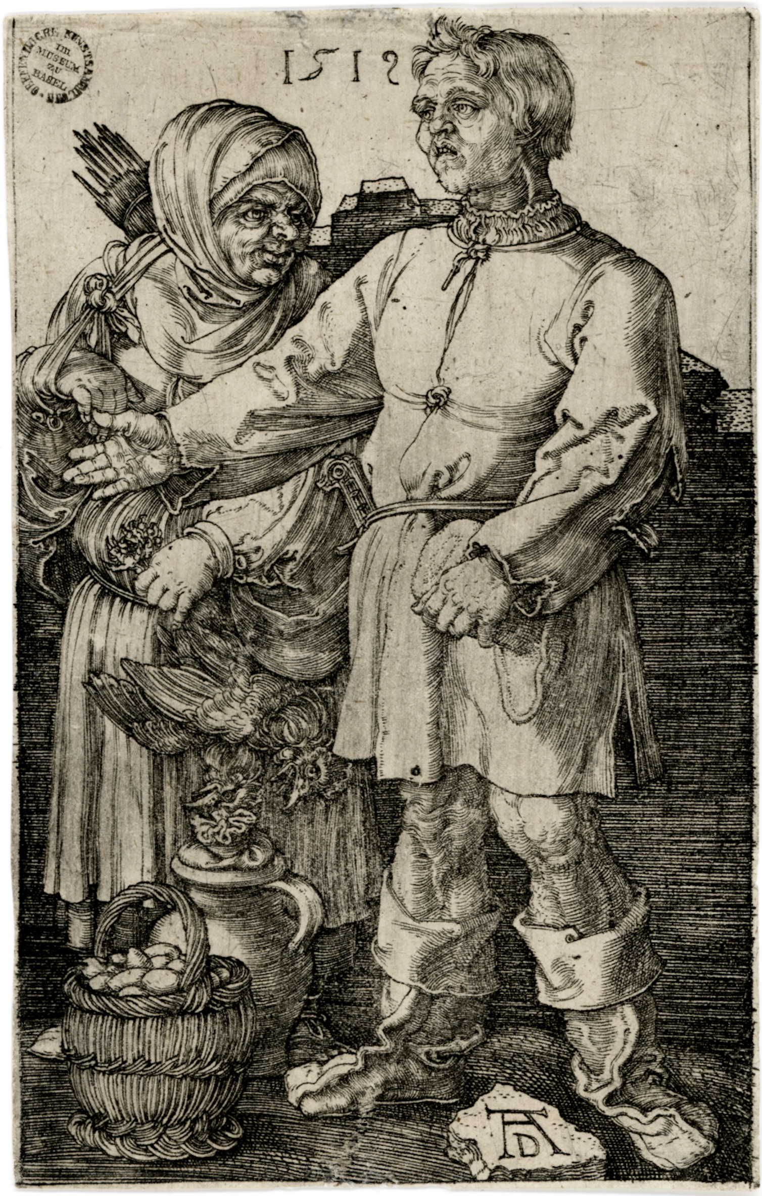 The Peasant and His Wife at Market by Albrecht Dürer