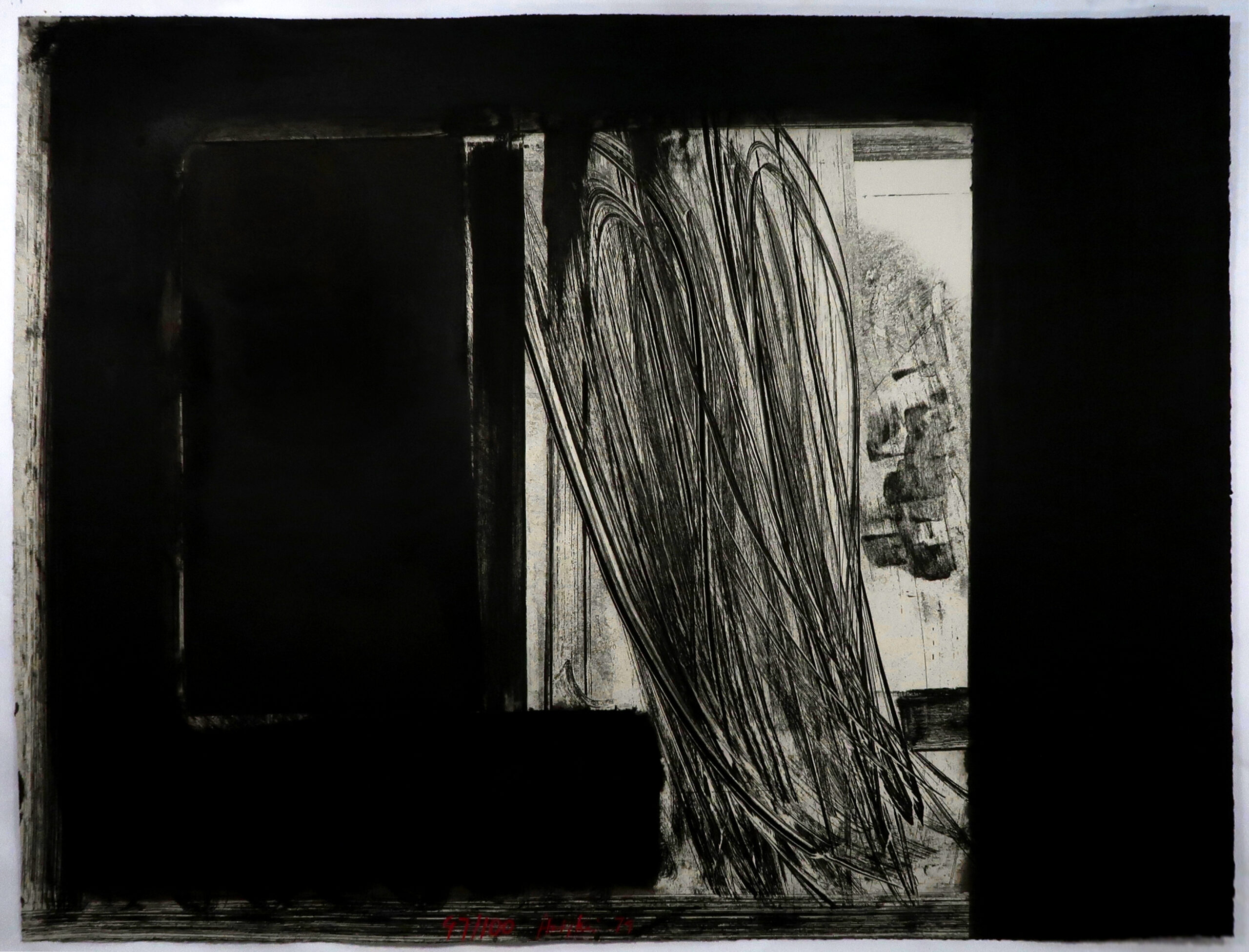 Early Evening in the Museum of Modern Art by Howard Hodgkin