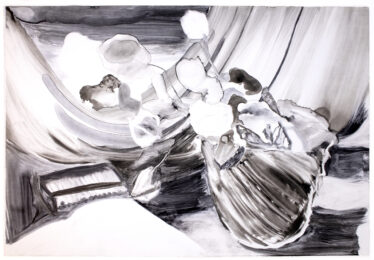 Flowers I by Michele Zalopany at Petersburg Press