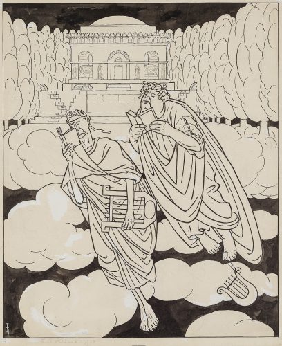 In the Afterworld by Thomas Theodor Heine