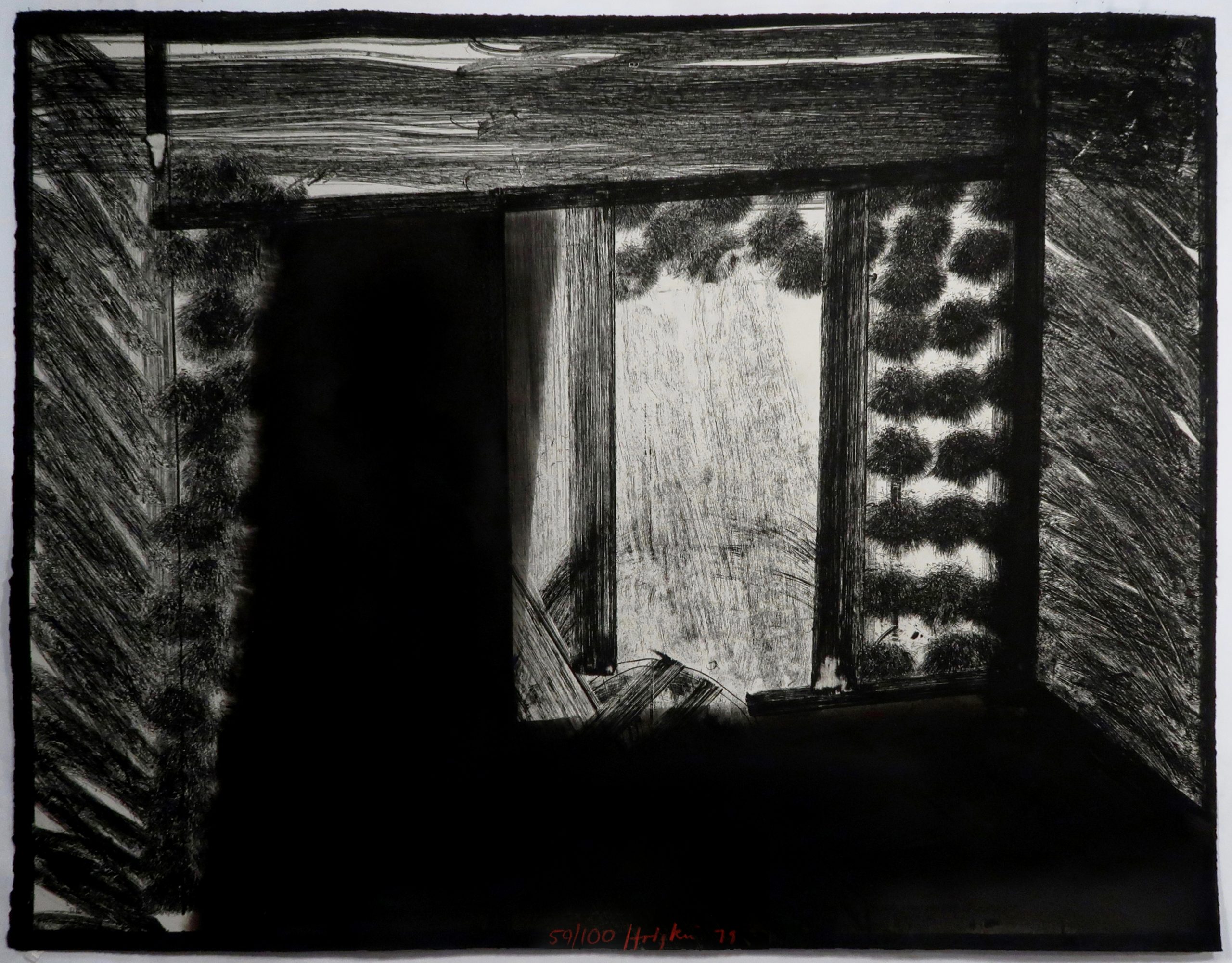 All Alone in the Museum of Modern Art by Howard Hodgkin
