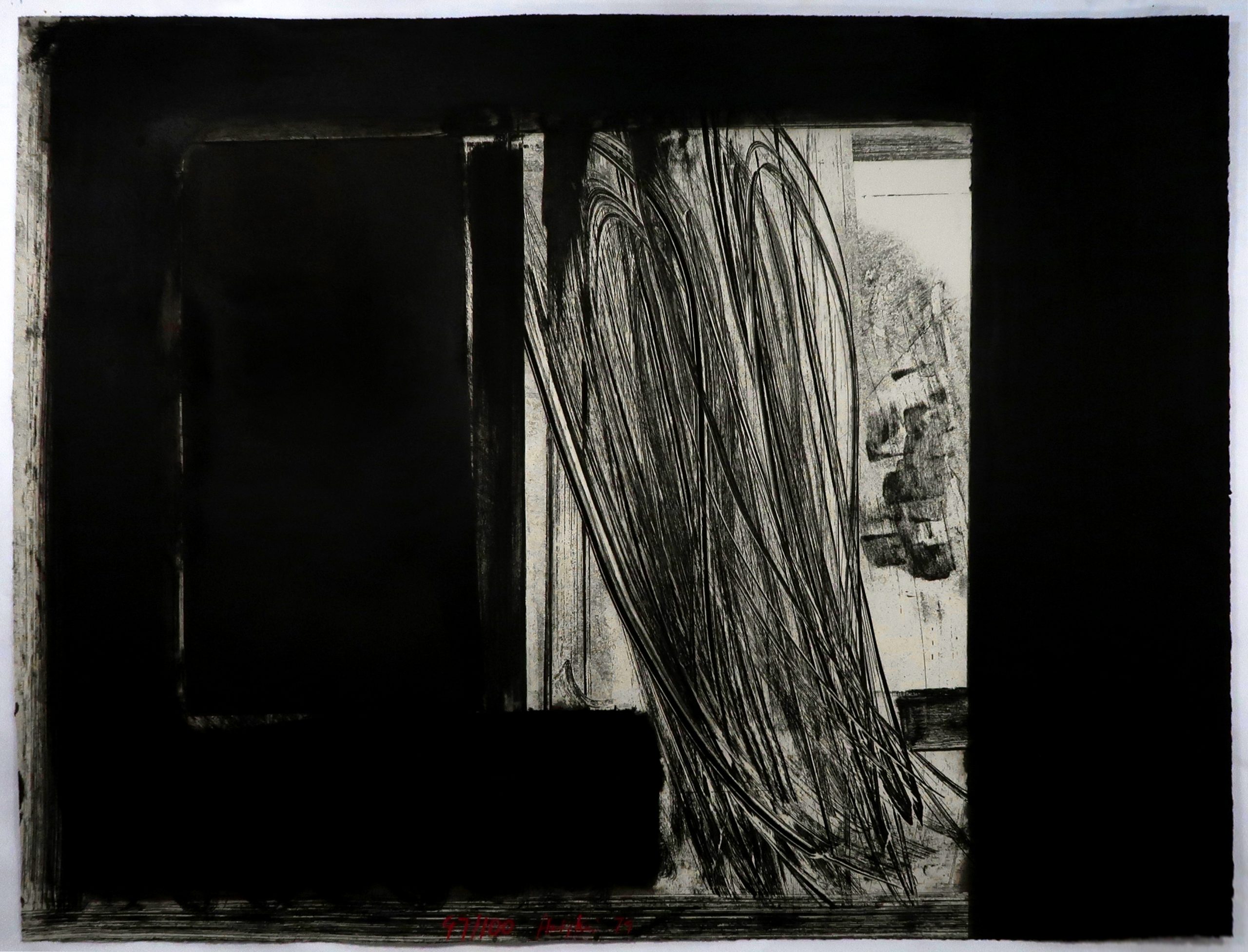 Early Evening in the Museum of Modern Art by Howard Hodgkin