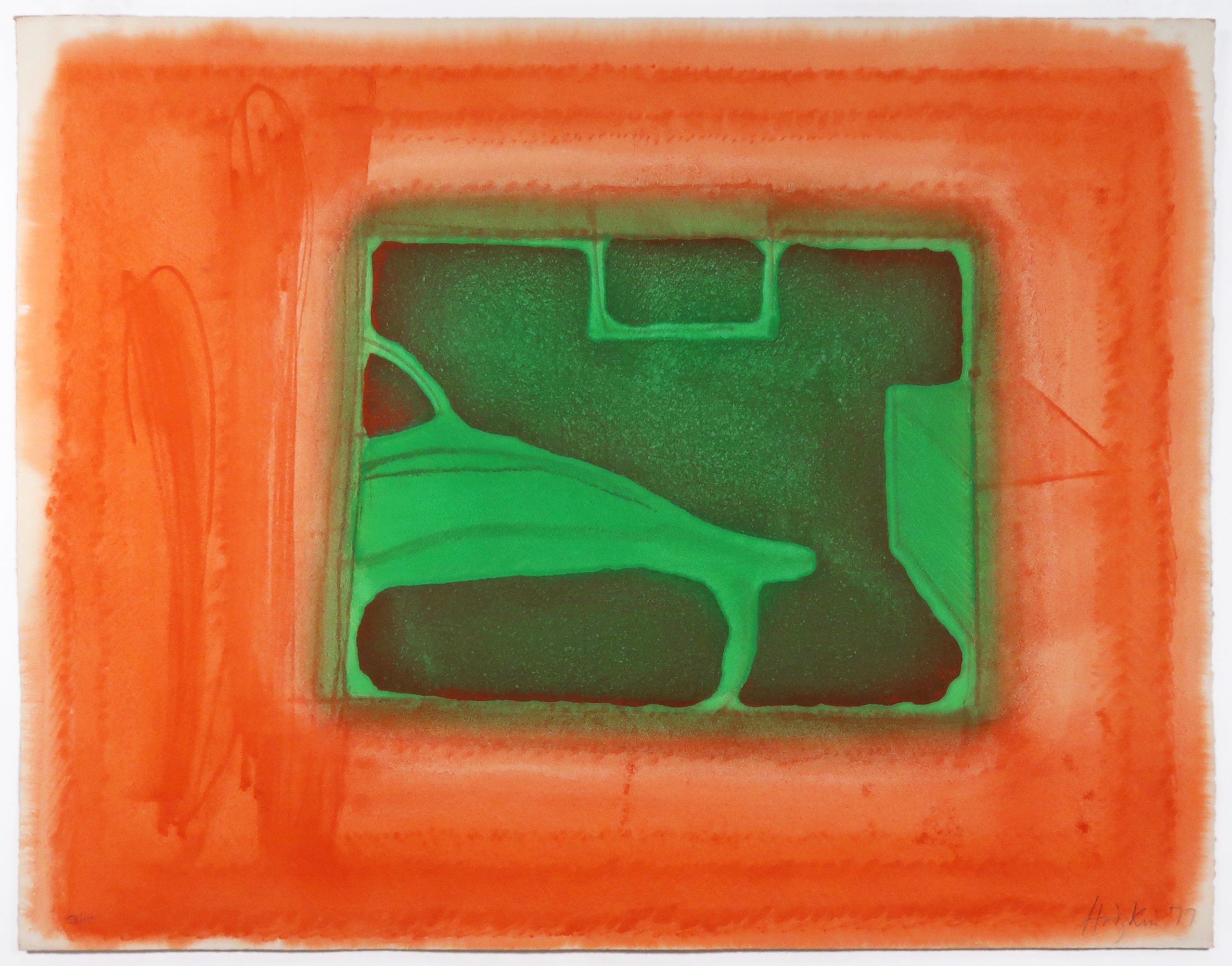 A Furnished Room by Howard Hodgkin