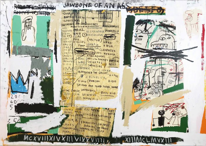 Jawbone of an Ass by Jean-Michel Basquiat