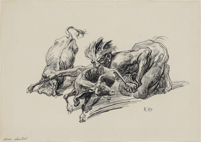 A Hot Evening Meal by Heinrich Kley