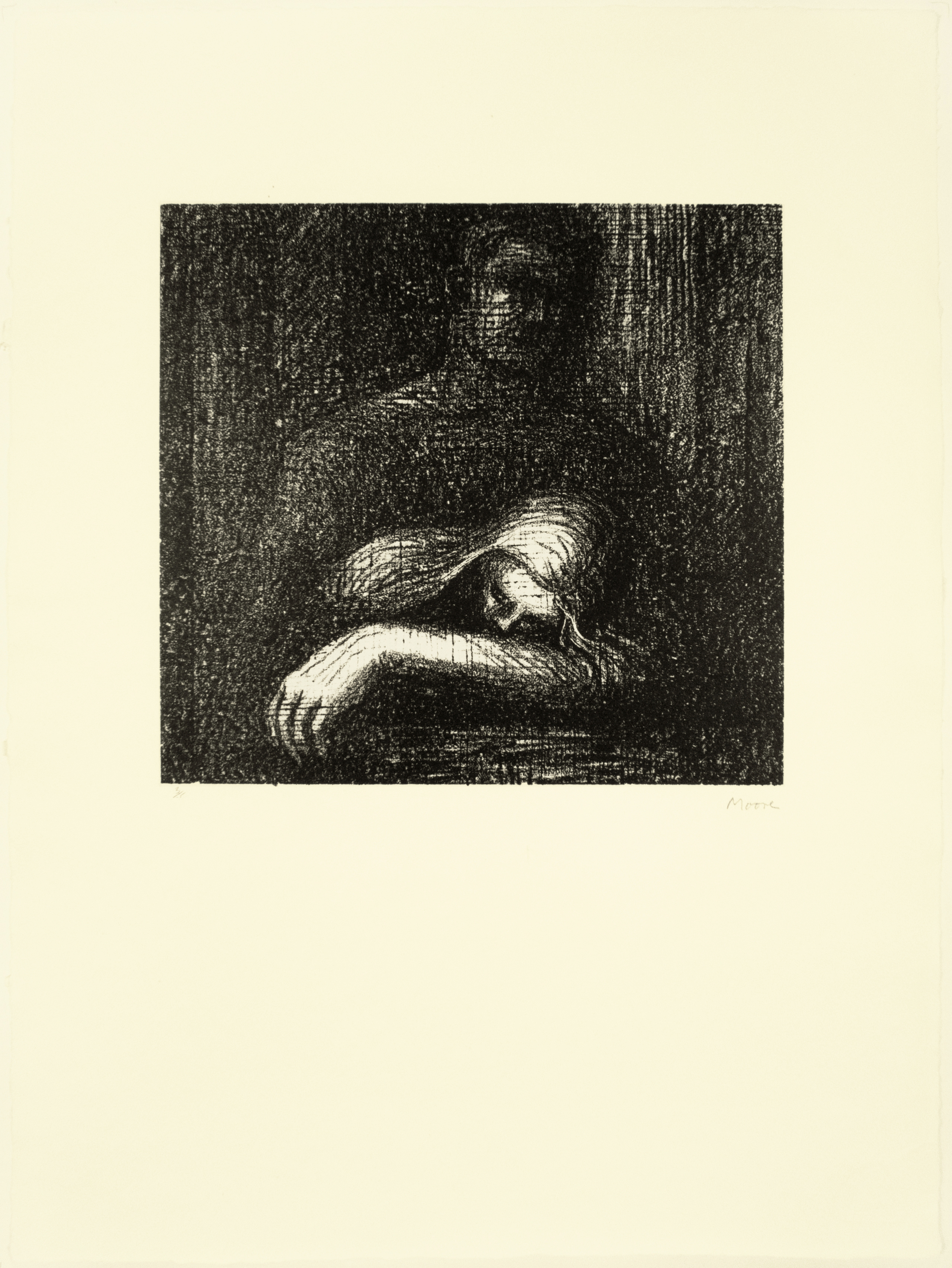 Lullaby: Sleeping Head by Henry Moore