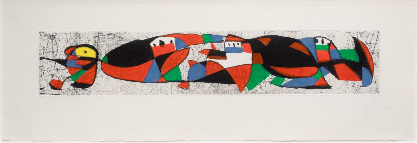Les Troglodytes I by Joan Miro