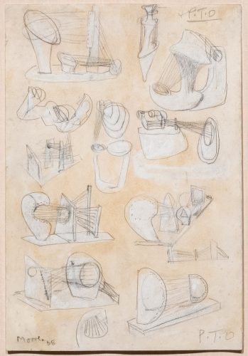 Ideas for Stringed Figures by Henry Moore
