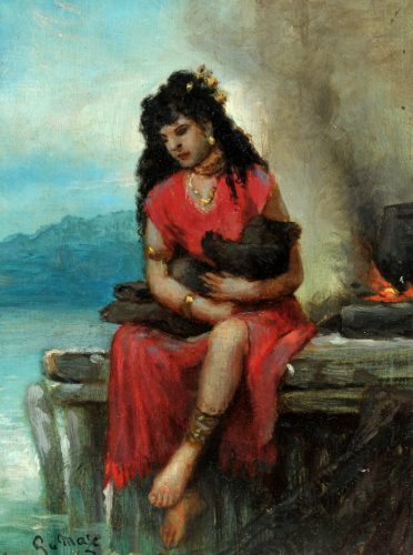The Fostress by Gabriel von Max