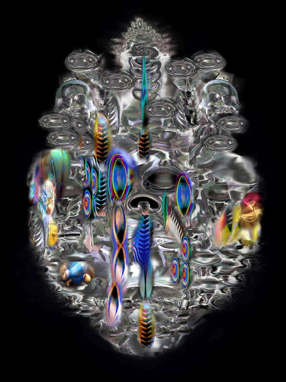 Metallic Binge Floater by Gary Justis