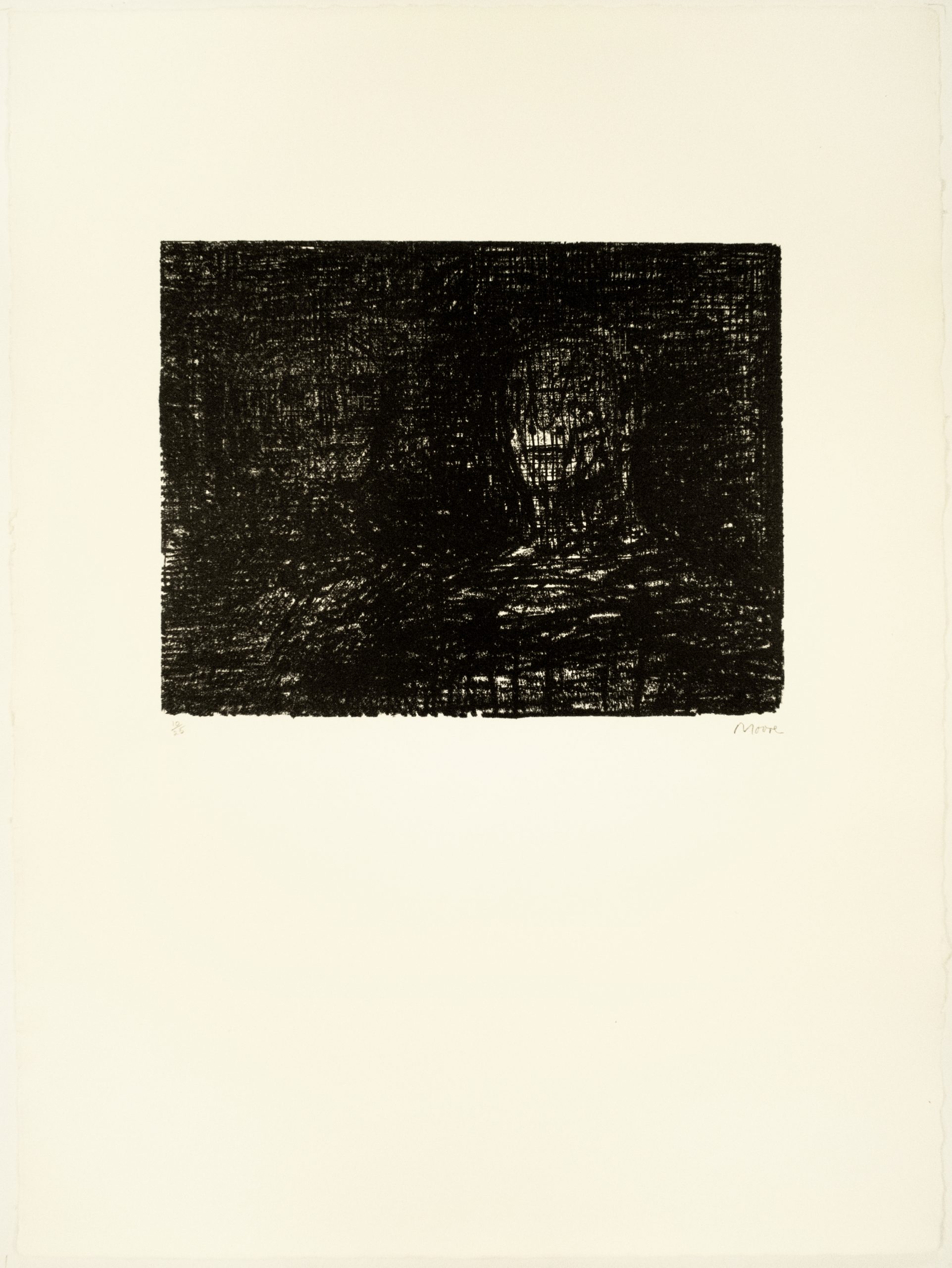Thin-lipped Armourer I by Henry Moore