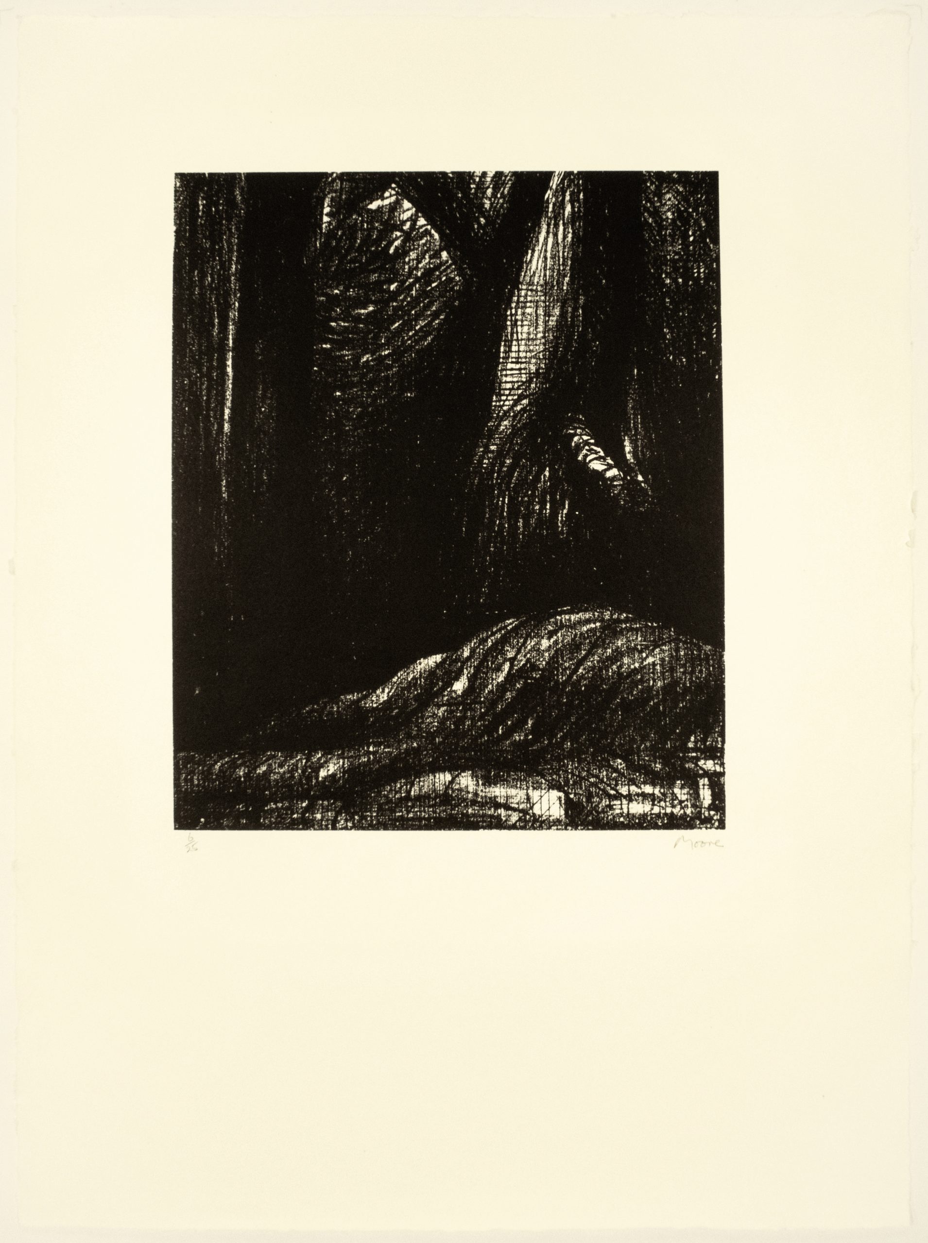 The Cavern by Henry Moore