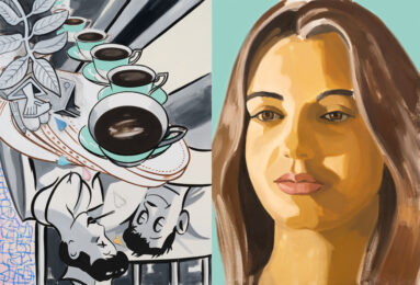 Patient and Nurse by David Salle at Maune Contemporary
