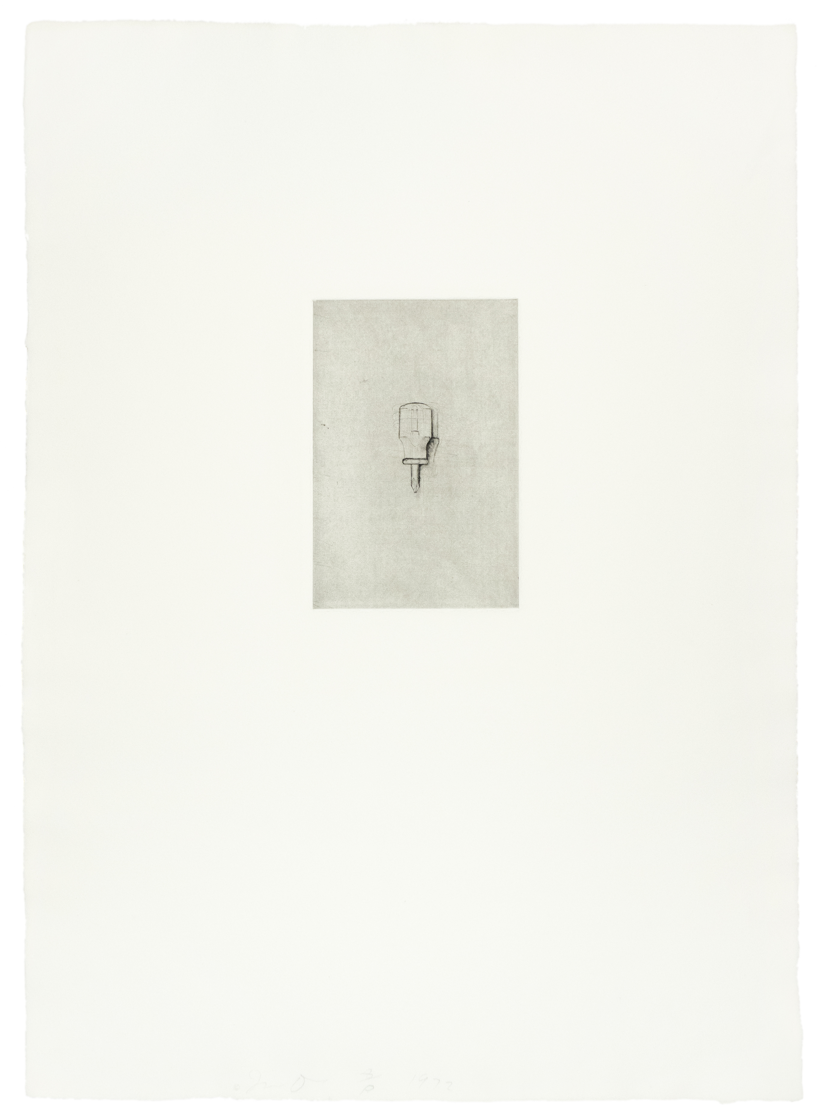 Phillips Screwdriver (30 Bones of My Body portfolio) by Jim Dine