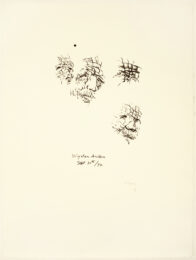 Sketches of Auden by Henry Moore at Petersburg Press