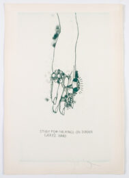Study for the Rings on Dorian Gray’s Hand from “The Picture of Dorian Gray” by Jim Dine at Petersburg Press
