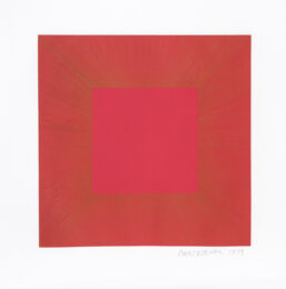 Summer Suite (Red with Gold I) by Richard Anuszkiewicz at RoGallery